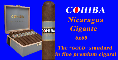 COHIBA  NICARAGUA  GIGANTE..6X60